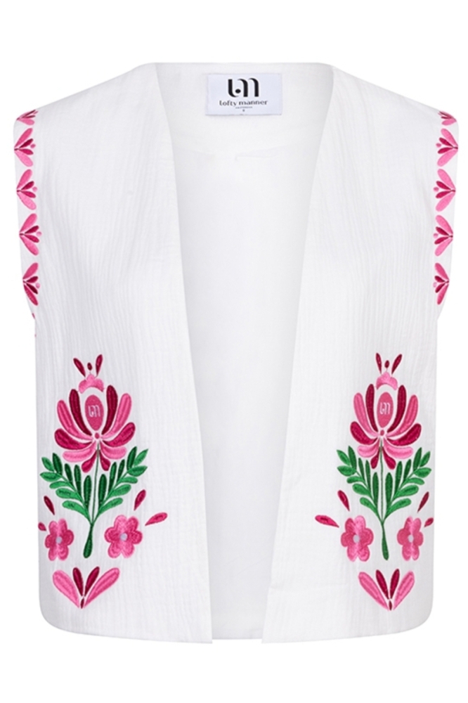 GILET SABRA QD43 100 white